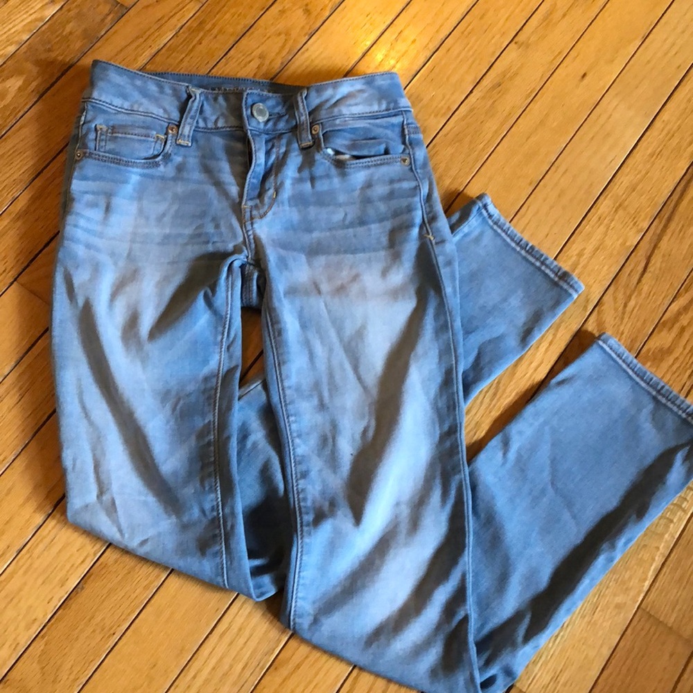 AEO super skinny stretch jeans